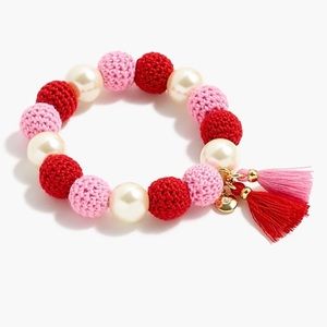 J.crew crochet bead bracelet